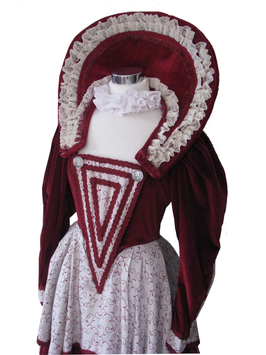 Ladies Medieval Tudor Elizabeth 1st Costume Size 8 - 10 Image